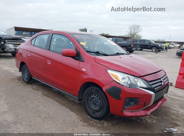 ML32FUFJ3RHF04173 2024 MITSUBISHI MIRAGE G4 Красный Передняя правая четверть