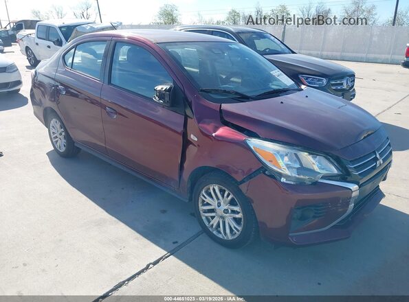 ML32FUFJ8MHF01469 2021 MITSUBISHI MIRAGE G4 Burgundy Przód prawy