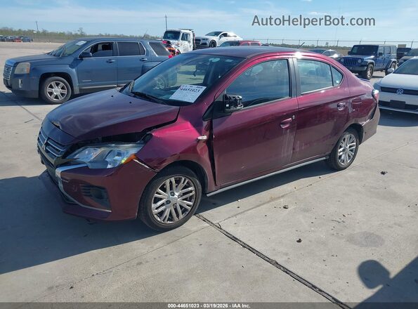 ML32FUFJ8MHF01469 2021 MITSUBISHI MIRAGE G4 Burgundy Przód lewy