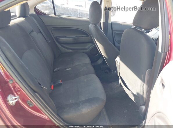 ML32FUFJ8MHF01469 2021 MITSUBISHI MIRAGE G4 Burgundy Widok naklejki z numerem VIN