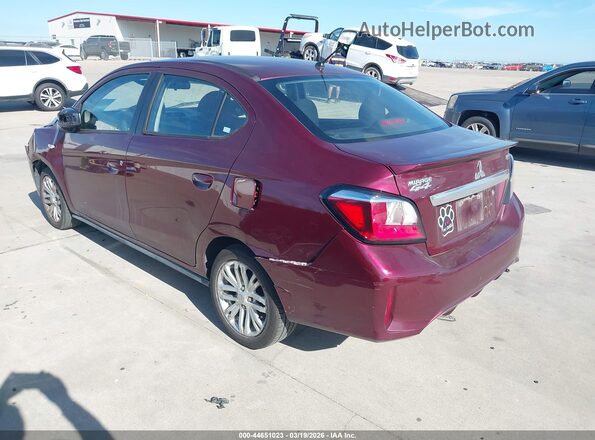 ML32FUFJ8MHF01469 2021 MITSUBISHI MIRAGE G4 Burgundy Tył lewy