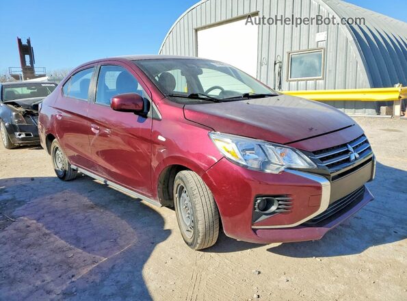 ML32FUFJ8PHF06112 2023 MITSUBISHI MIRAGE Бордовый Передняя правая четверть
