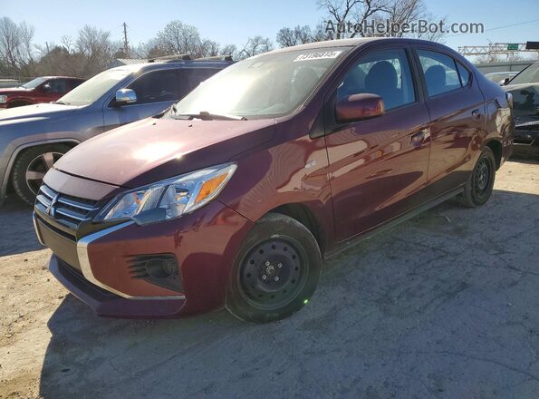 ML32FUFJ8PHF06112 2023 MITSUBISHI MIRAGE Бордовый Передняя левая четверть