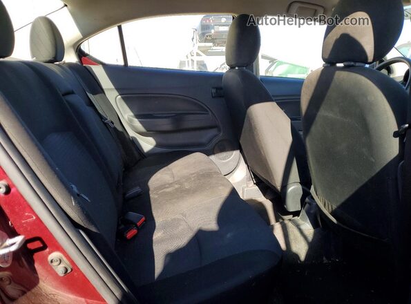 ML32FUFJ8PHF06112 2023 MITSUBISHI MIRAGE Бордовый Вид задних сидений