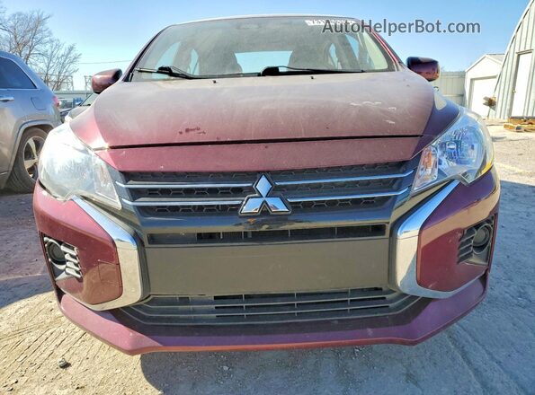 ML32FUFJ8PHF06112 2023 MITSUBISHI MIRAGE Бордовый Вид спереди