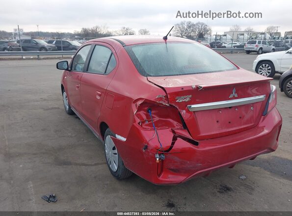 ML32FUFJXRHF18121 2024 MITSUBISHI MIRAGE G4 Красный Задняя левая четверть