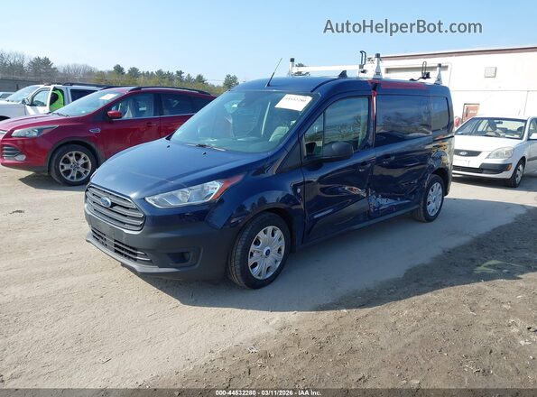 NM0LS7E25K1417327 2019 FORD TRANSIT CONNECT Синий Передняя левая четверть