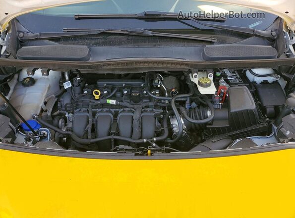 NM0LS7E25K1418994 2019 FORD TRANSIT Yellow Rear interior view