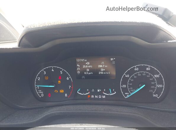 NM0LS7E27M1497491 2021 FORD TRANSIT CONNECT White Widok tylnych siedzeń