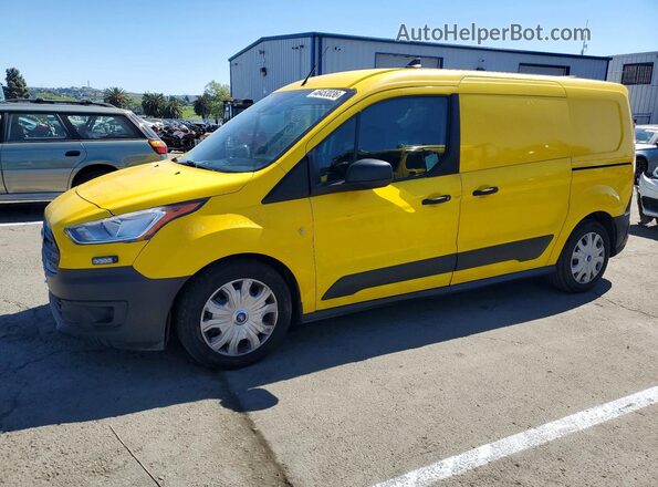 NM0LS7E29K1419002 2019 FORD TRANSIT Yellow Առջևի ձախ երեք քառորդ տեսարան