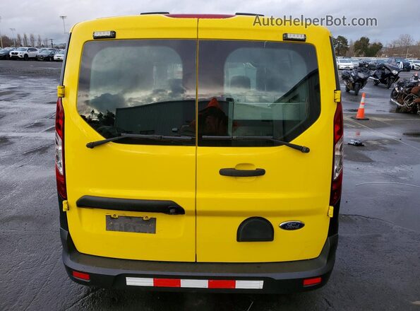 NM0LS7E2XK1430588 2019 FORD TRANSIT Yellow Հետևի տեսք