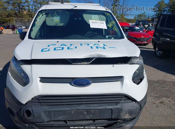 NM0LS7E78J1366299 2018 FORD TRANSIT CONNECT Белый Вид спереди
