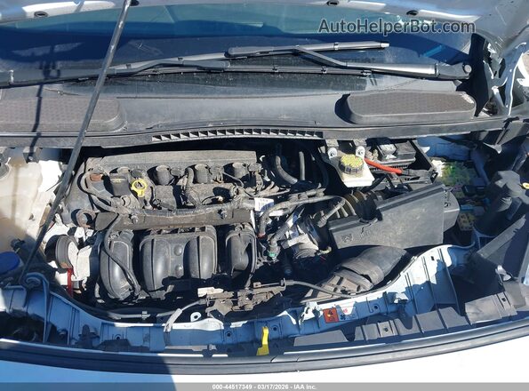 NM0LS7E78J1366299 2018 FORD TRANSIT CONNECT Белый Вид сзади