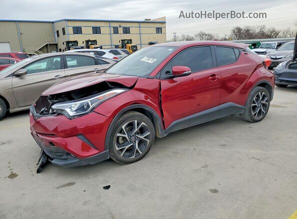 NMTKHMBX4JR052618 2018 TOYOTA C-HR Red Przód lewy