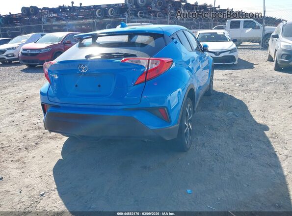 NMTKHMBX8KR072002 2019 TOYOTA LE Blue Tył prawy