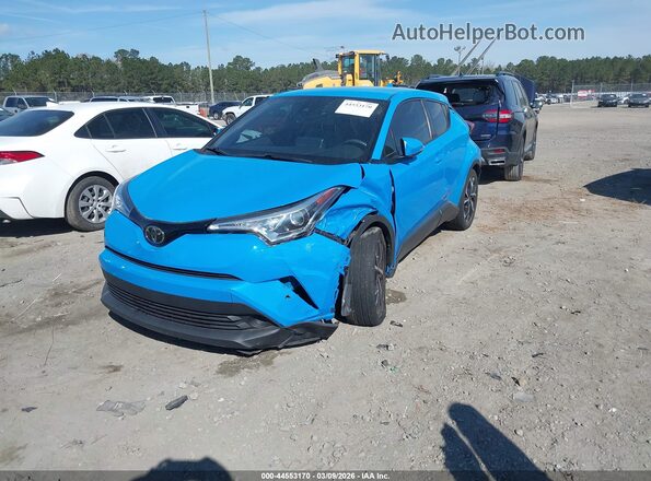 NMTKHMBX8KR072002 2019 TOYOTA LE Blue Przód lewy