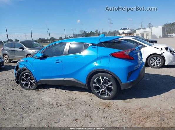 NMTKHMBX8KR072002 2019 TOYOTA LE Blue Widok wnętrza 360 stopni