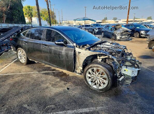 OLDLOT94854485 2022 LEXUS LS Black Delantero derecho