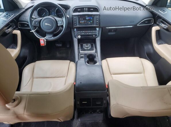 SADCJ2BN3HA492791 2017 JAGUAR F-PACE Blue Вид панелі приладів
