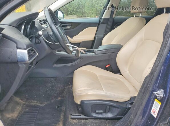 SADCJ2BN3HA492791 2017 JAGUAR F-PACE Blue Вид салону спереду