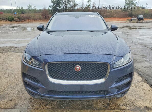SADCJ2BN3HA492791 2017 JAGUAR F-PACE Blue Вид спереду