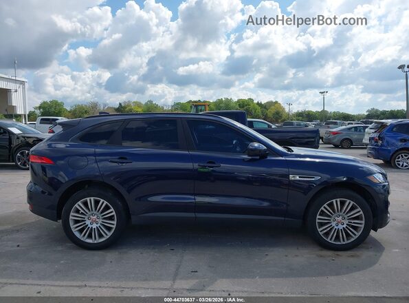 SADCJ2BV0HA886149 2017 JAGUAR F-PACE Blue სალონის 360-გრადუსიანი ხედი