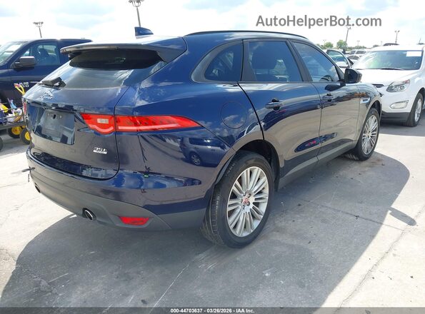 SADCJ2BV0HA886149 2017 JAGUAR F-PACE Blue უკანა მარჯვენა