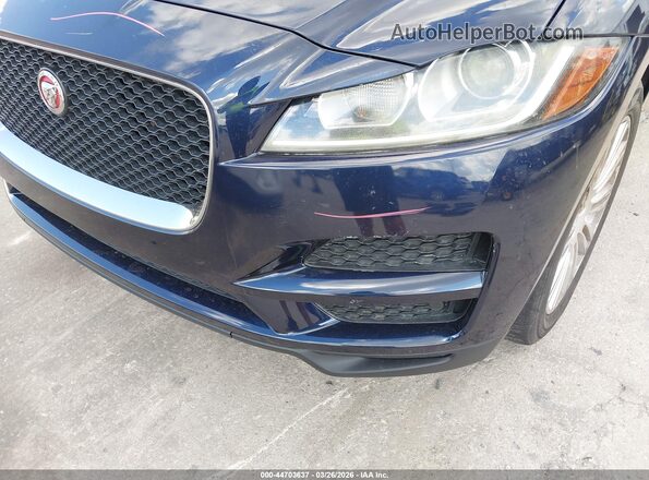 SADCJ2BV0HA886149 2017 JAGUAR F-PACE Blue წინა ხედი