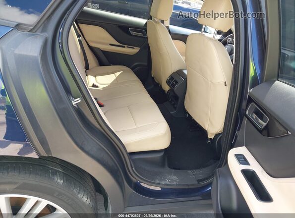 SADCJ2BV0HA886149 2017 JAGUAR F-PACE Blue VIN კოდის სტიკერის ხედი