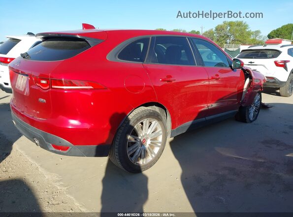SADCJ2BV1HA067196 2017 JAGUAR F-PACE Бордовый Задняя правая четверть
