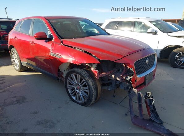 SADCJ2BV1HA067196 2017 JAGUAR F-PACE Бордовый Передняя правая четверть