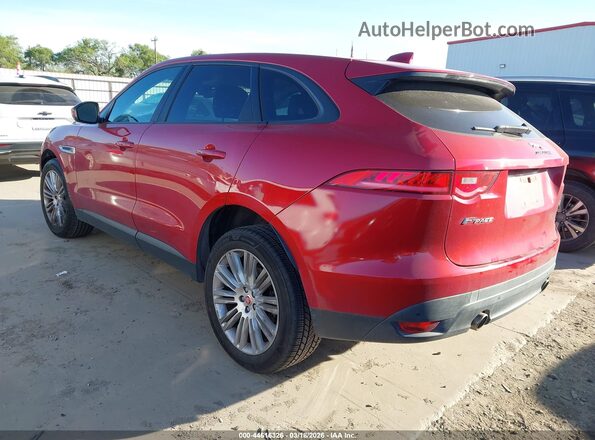 SADCJ2BV1HA067196 2017 JAGUAR F-PACE Бордовый Задняя левая четверть