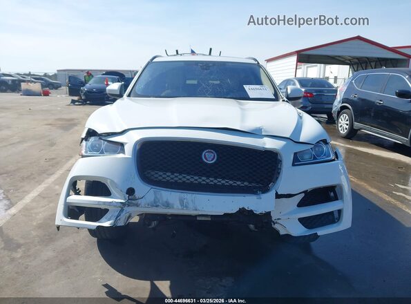 SADCJ2BV2HA889652 2017 JAGUAR F-PACE White Widok zestawu wskaźników