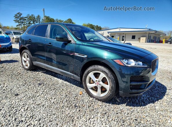 SADCJ2BV4HA059013 2017 JAGUAR F-PACE Зеленый Передняя правая четверть