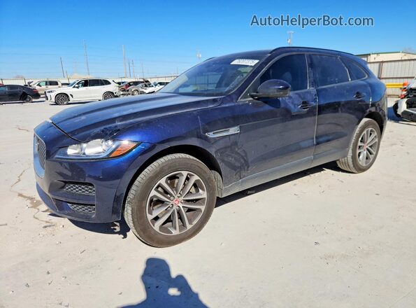 SADCJ2BV6HA071972 2017 JAGUAR F-PACE Blue Vista tres cuartos delantera izquierda