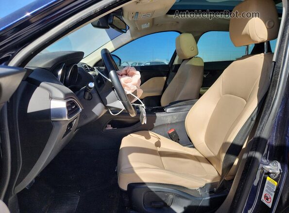 SADCJ2BV6HA071972 2017 JAGUAR F-PACE Blue Vista interior delantera