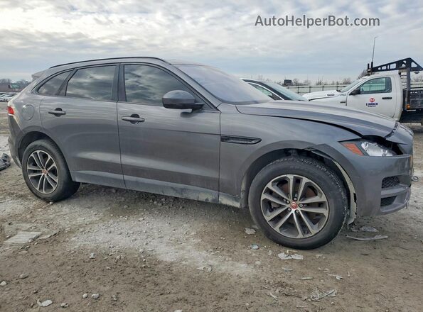 SADCJ2BV8HA091270 2017 JAGUAR F-PACE Серый Передняя правая четверть