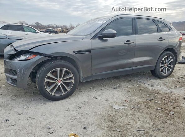 SADCJ2BV8HA091270 2017 JAGUAR F-PACE Серый Передняя левая четверть