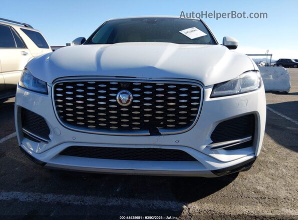 SADCJ2EX0MA680918 2021 JAGUAR F-PACE White Vista frontal
