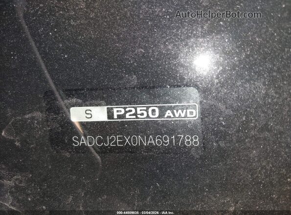SADCJ2EX0NA691788 2022 JAGUAR F-PACE White Engine compartment view