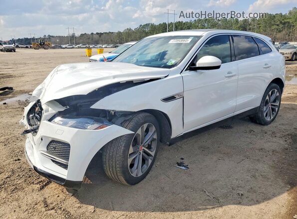 SADCJ2EX0PA714702 2023 JAGUAR F-PACE White Առջևի ձախ երեք քառորդ տեսարան
