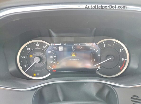 SADCJ2EX0PA714702 2023 JAGUAR F-PACE White Սարքավորումների վահանակի տեսք
