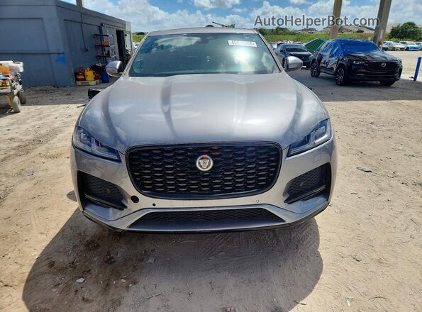 SADCJ2EX3NA699447 2022 JAGUAR F-PACE Gray Вид спереду