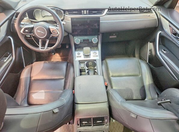 SADCJ2EX3NA699447 2022 JAGUAR F-PACE Gray Вид панелі приладів