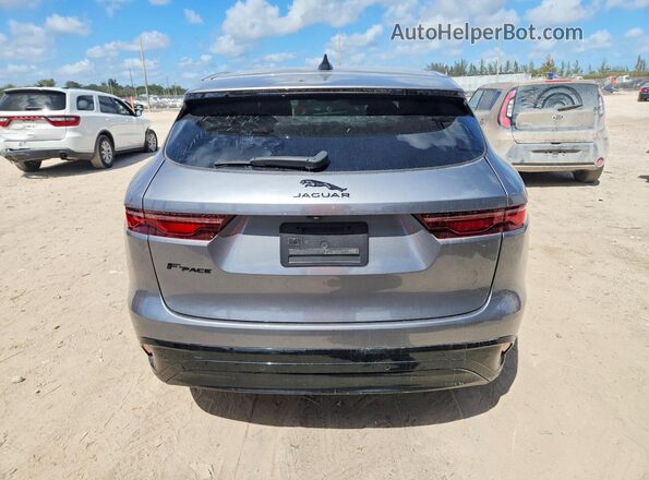 SADCJ2EX3NA699447 2022 JAGUAR F-PACE Gray Вид ззаду