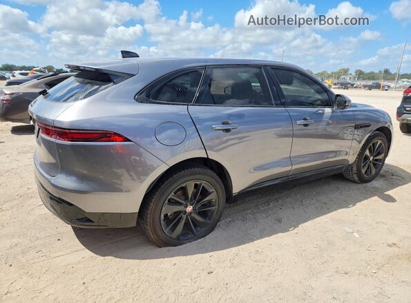 SADCJ2EX3NA699447 2022 JAGUAR F-PACE Gray Задня права чверть