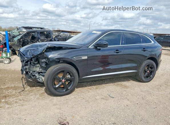 SADCJ2EX7MA668085 2021 JAGUAR F-PACE Black Передня ліва чверть