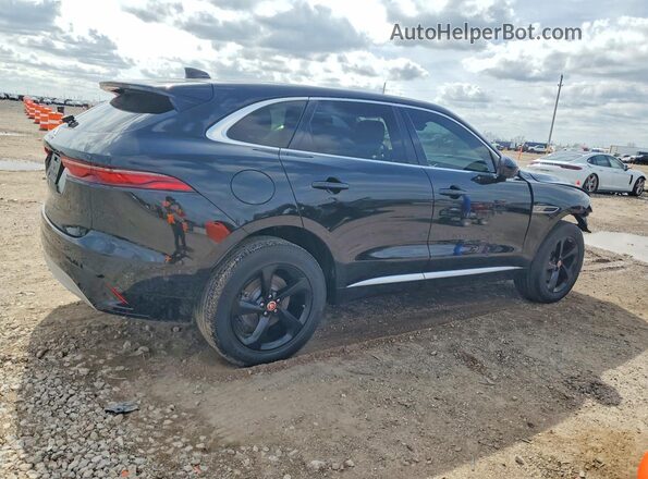 SADCJ2EX7MA668085 2021 JAGUAR F-PACE Black Задня права чверть