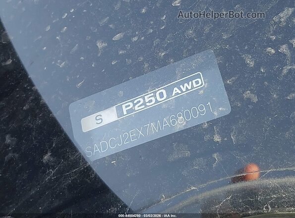 SADCJ2EX7MA680091 2021 JAGUAR F-PACE Black 