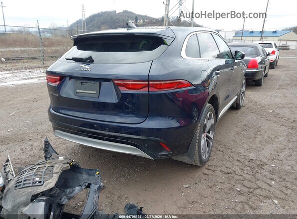 SADCJ2EX7PA716091 2023 JAGUAR F-PACE Blue Задня права чверть